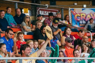 crowd shot at Lumberjack Feud in Pigeon Forge