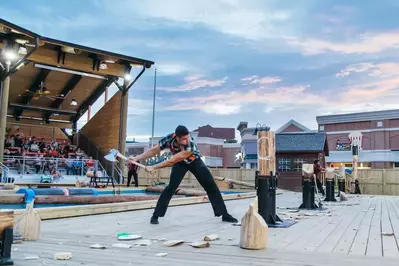 Wood Chopping Lumberjack Feud