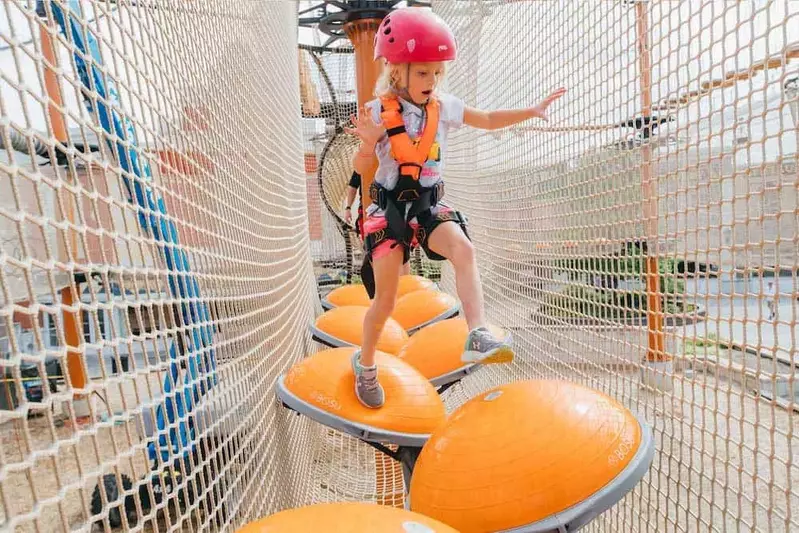 girl at High Woodsman Challenge