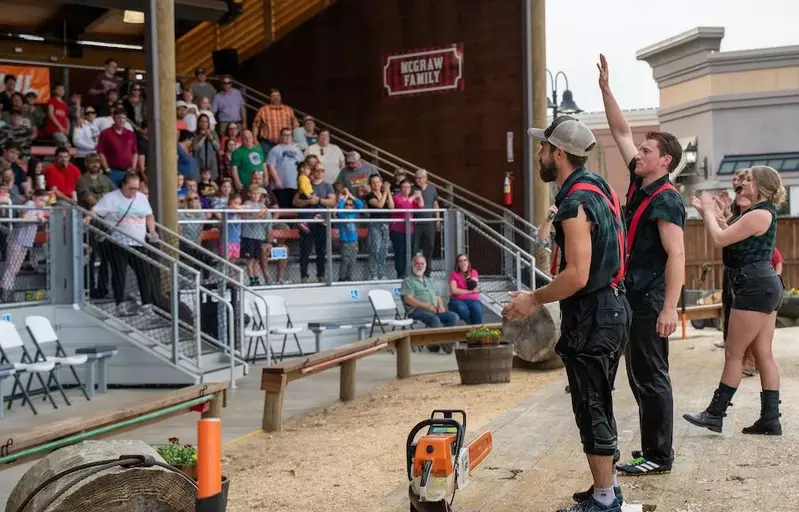 McGraw family waving to audience