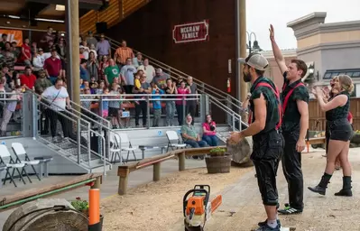 McGraw family waving to audience