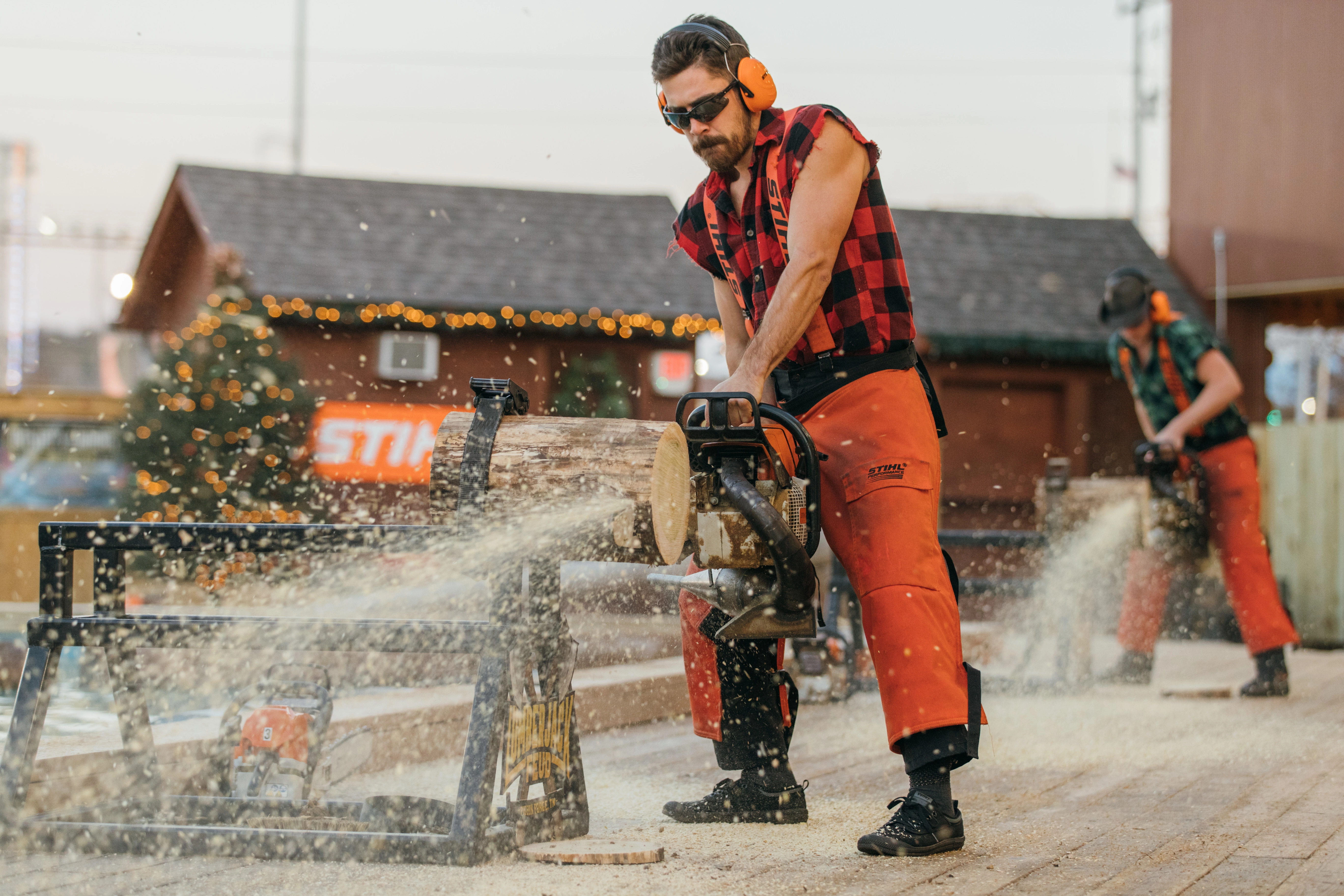 christmas show chainsaw