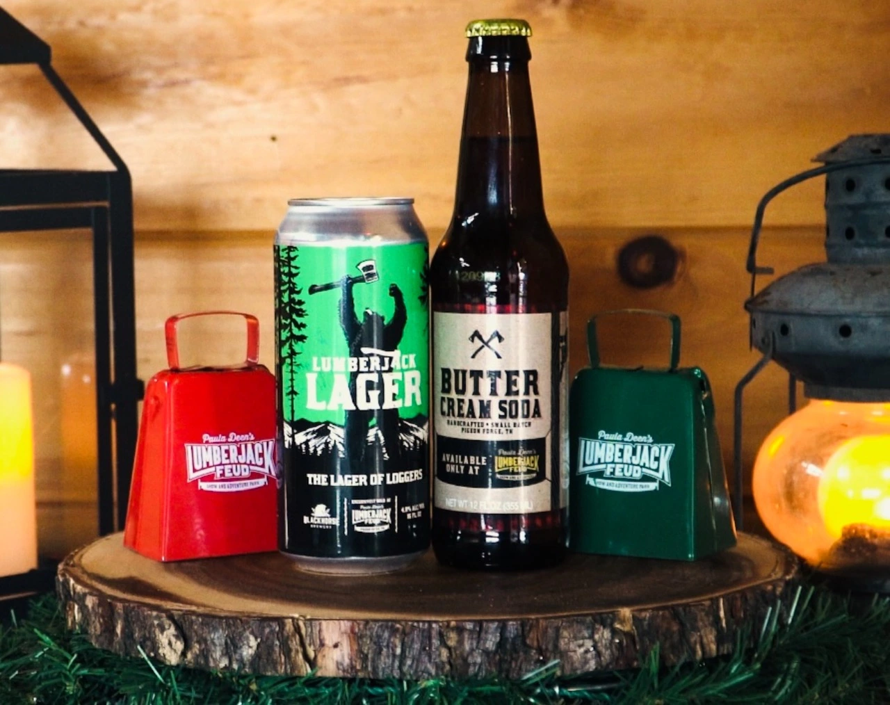 Lumberjack Lager and buttercream soda