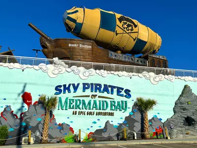 sky pirates golf pigeon forge